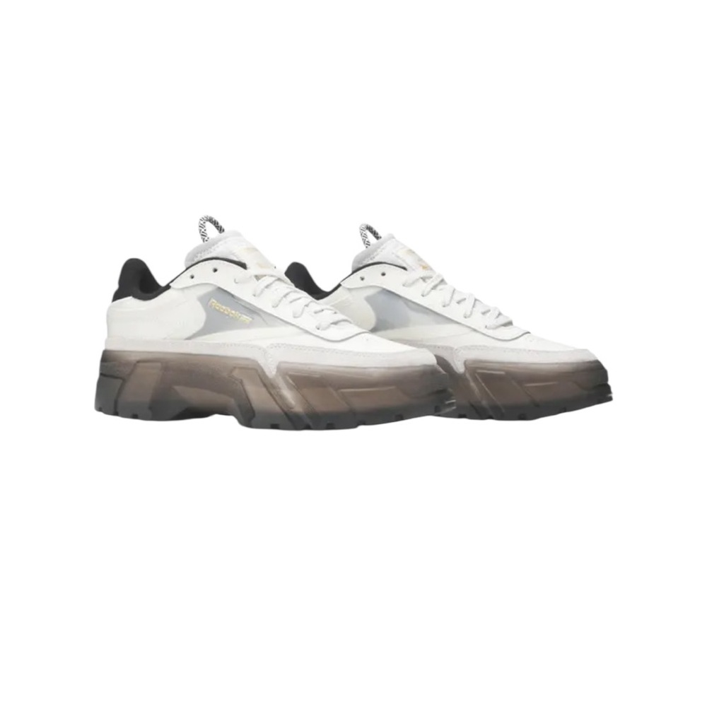 Reebok Cardi B collab White and Black Athletic Shoes